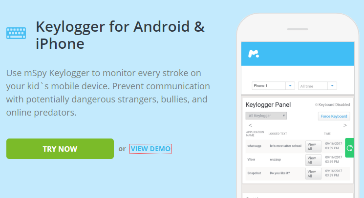 free keylogger for android